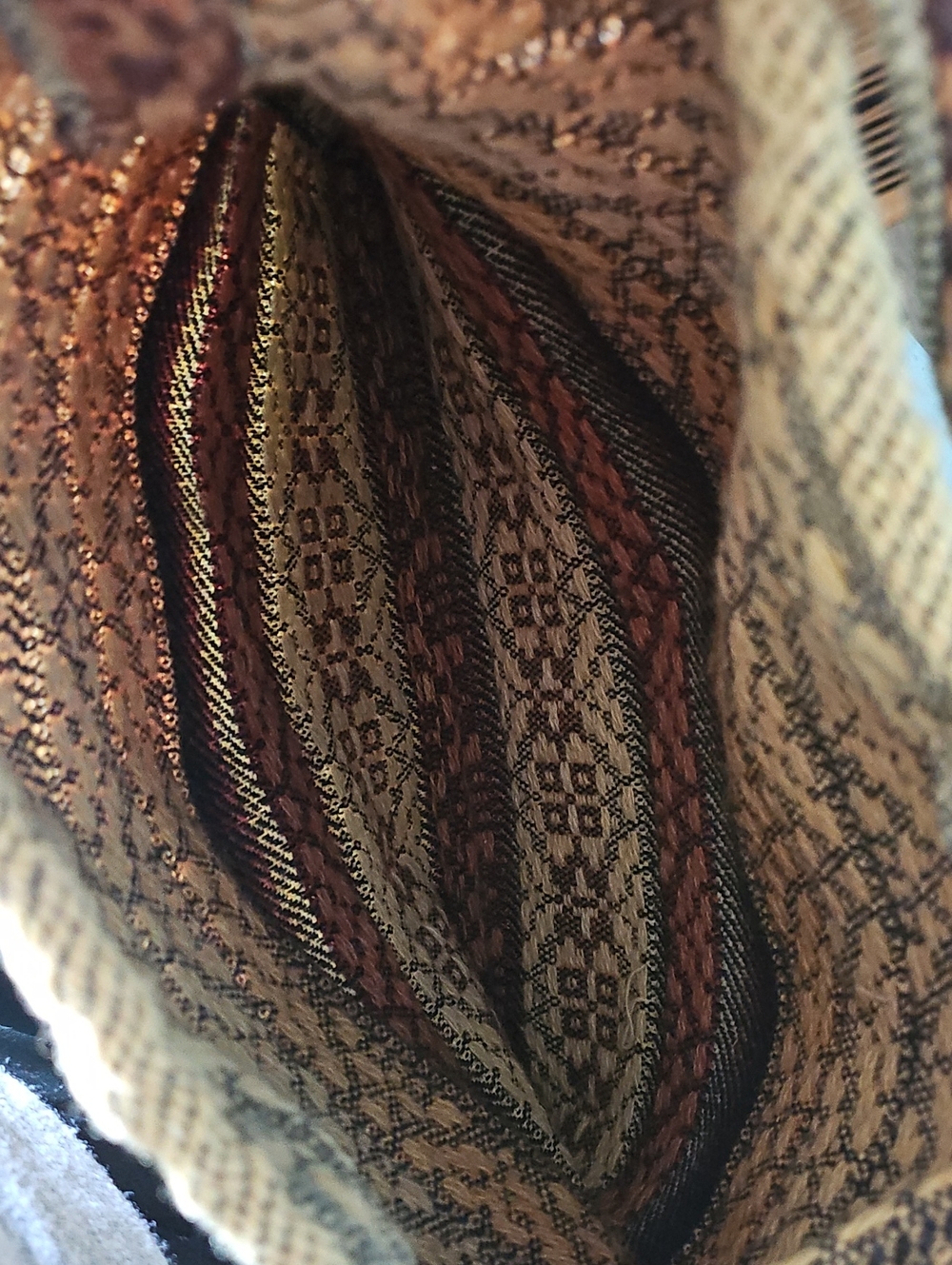 Woven kilim hippie bag carpet bag boho festival - Picture 5 of 5